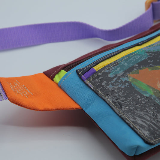 SAC BANANE DOUBLE POCHE #007 100patrons