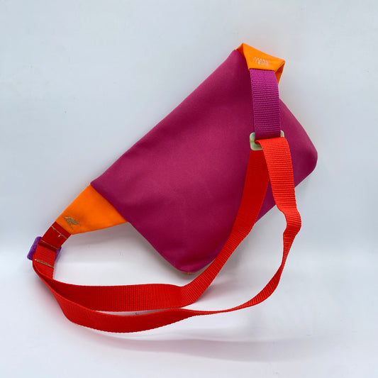 SAC BANANE PLASTIQUE RECYCLÉ DOUBLE POCHE #N01