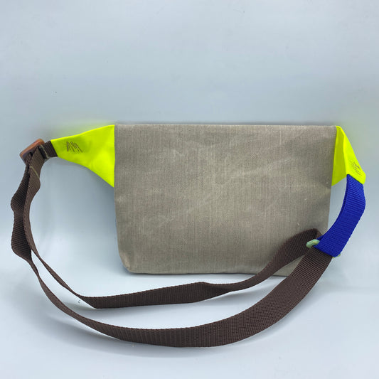 SAC BANANE PLASTIQUE RECYCLÉ DOUBLE POCHE #N02