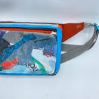RECYCLED PLASTIC DOUBLE POCKET FAN BAG #N03
