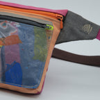 SAC BANANE PLASTIQUE RECYCLÉ DOUBLE POCHE #A2 100patrons