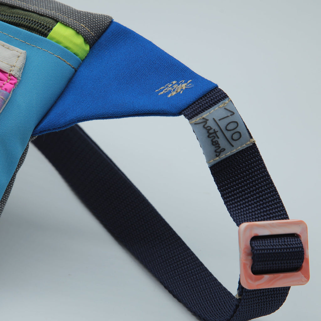 SAC BANANE PLASTIQUE RECYCLÉ DOUBLE POCHE #A4 100patrons