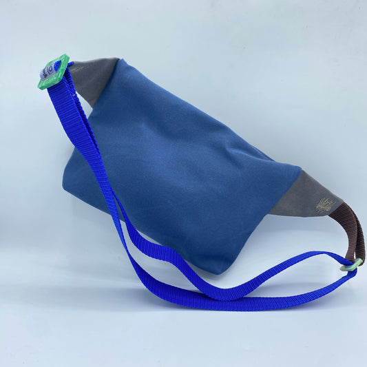 SAC BANANE PLASTIQUE RECYCLÉ DOUBLE POCHE #N04