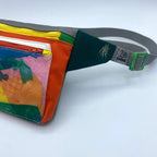 RECYCLED PLASTIC DOUBLE POCKET FAN BAG #N03