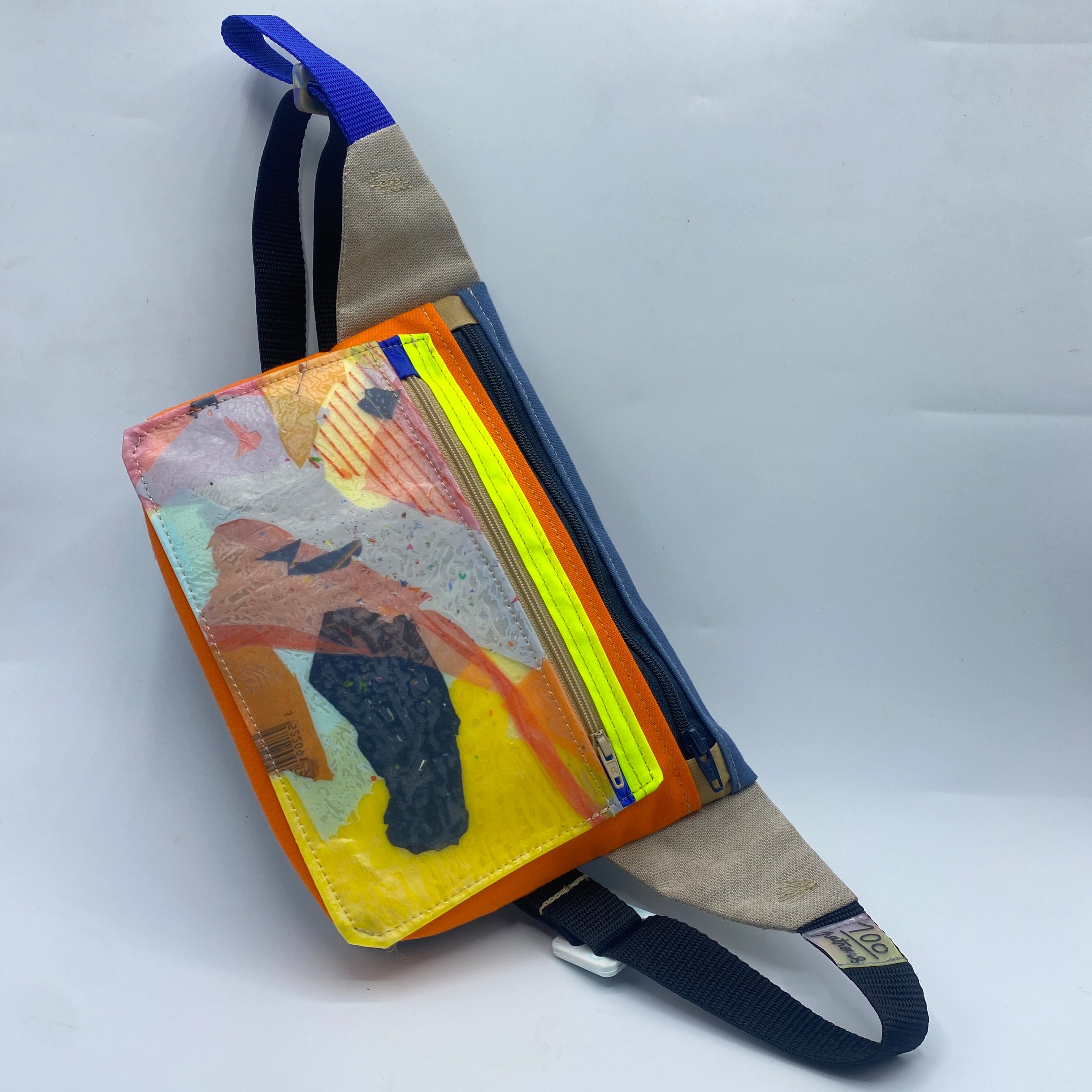 SAC BANANE PLASTIQUE RECYCLÉ DOUBLE POCHE #4