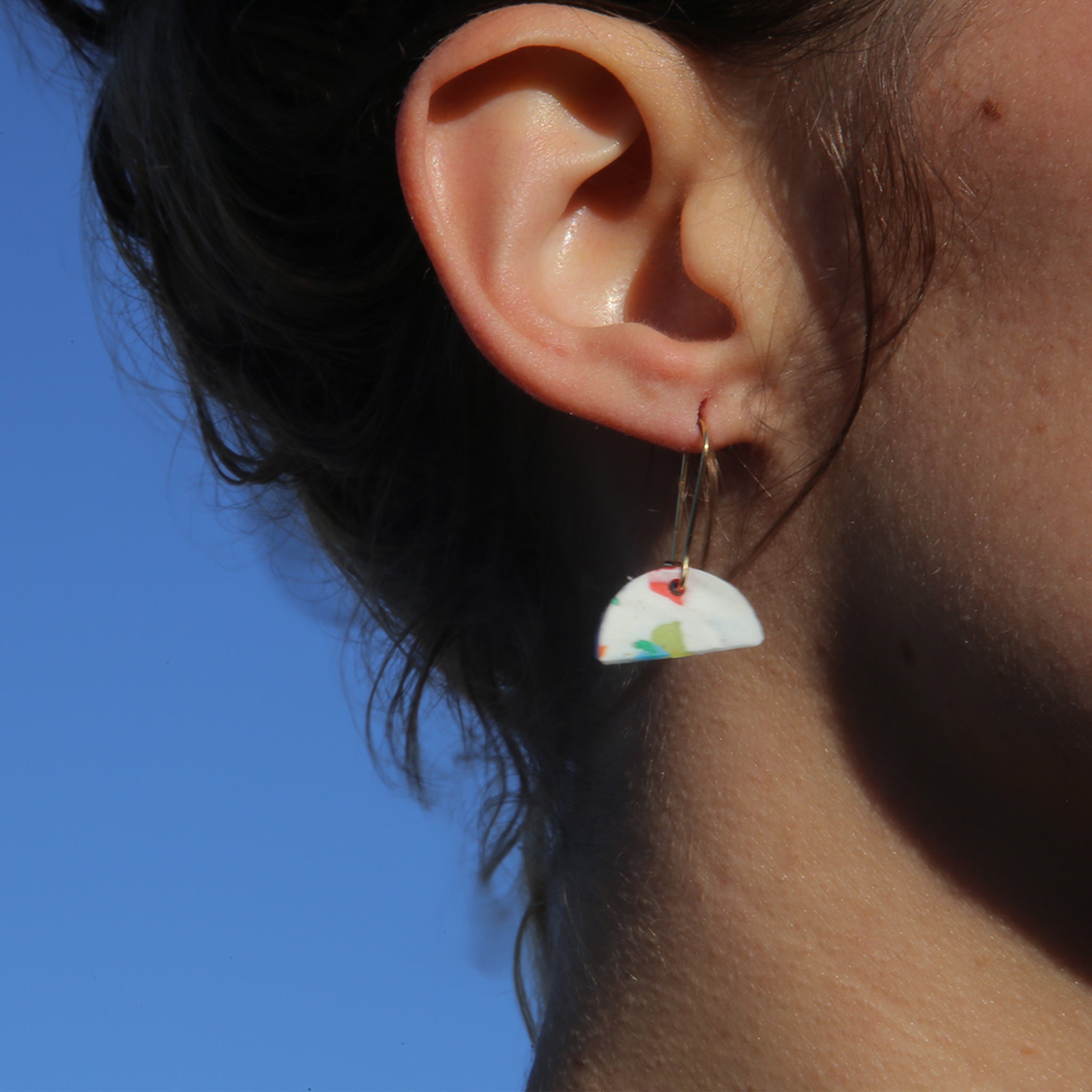 Boucles d'oreille / DEMI LUNE 2